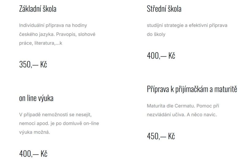 cenik doucovani Teplice.png